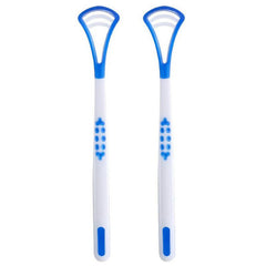 2pcs Tongue Scraper for Oral Care - Silicone Tongue Cleaners