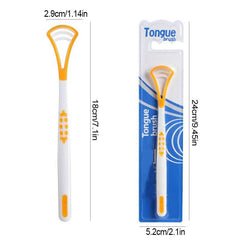 2pcs Tongue Scraper for Oral Care - Silicone Tongue Cleaners