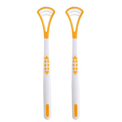 2pcs Tongue Scraper for Oral Care - Silicone Tongue Cleaners