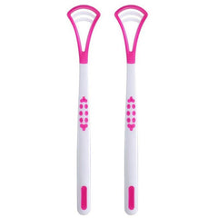 2pcs Tongue Scraper for Oral Care - Silicone Tongue Cleaners