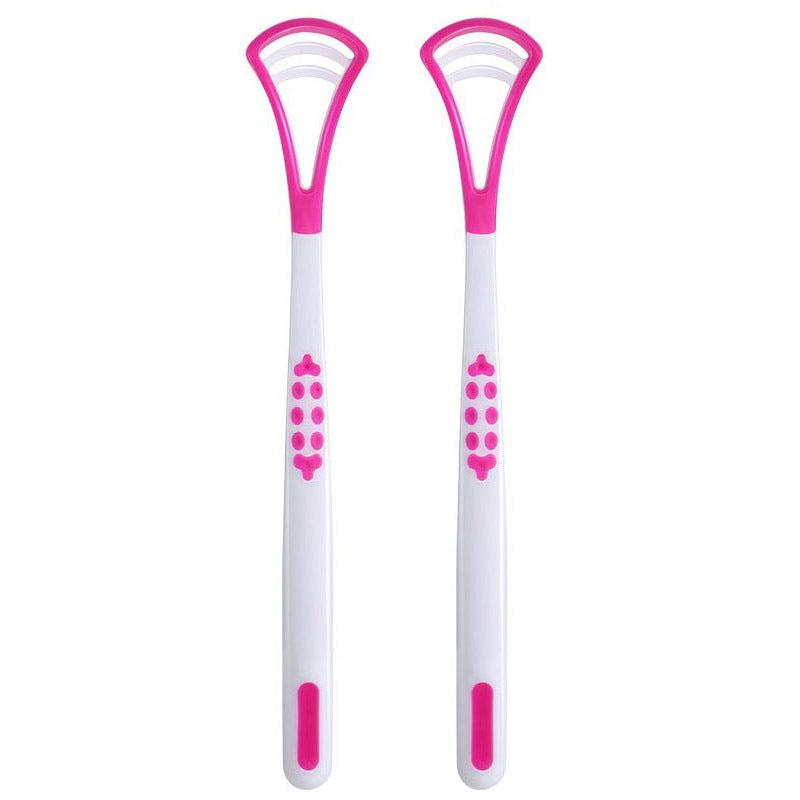 2pcs Tongue Scraper for Oral Care - Silicone Tongue Cleaners