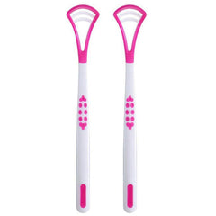 2pcs Tongue Scraper for Oral Care - Silicone Tongue Cleaners