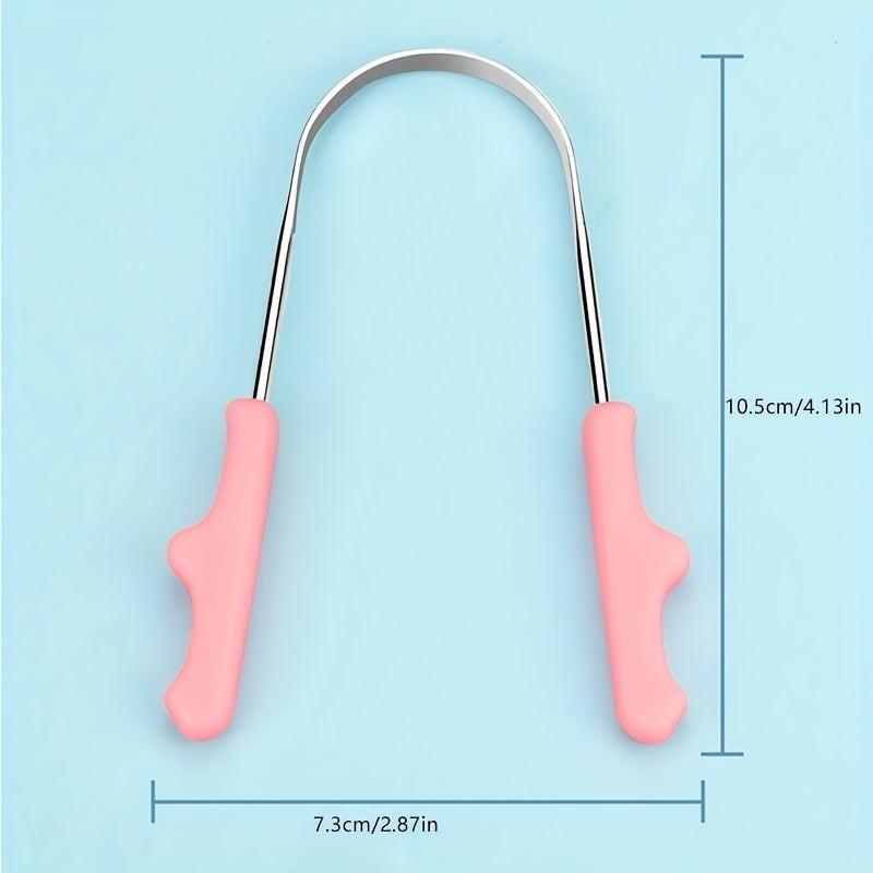 Stainless Steel Tongue Scraper for Bad Breath, Oral Care