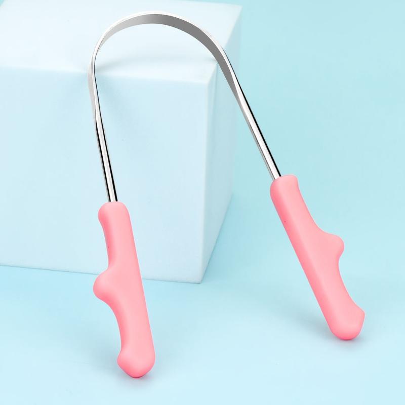 Stainless Steel Tongue Scraper for Bad Breath, Oral Care