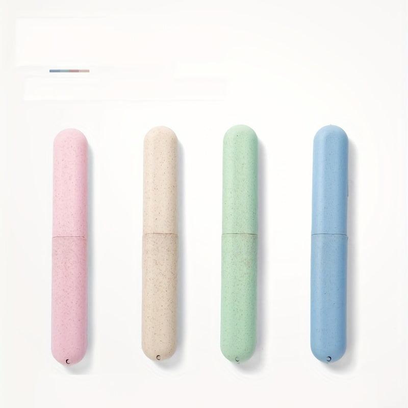 4pcs Portable Travel Toothbrush Storage Container Box