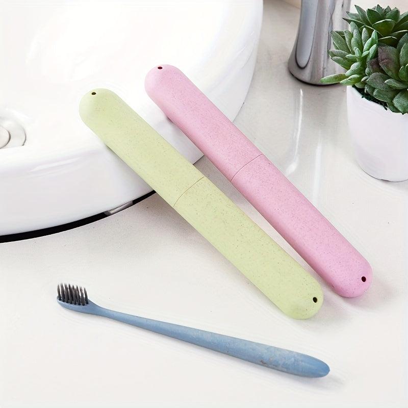 4pcs Portable Travel Toothbrush Storage Container Box