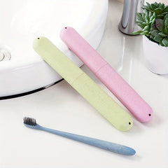4pcs Portable Travel Toothbrush Storage Container Box