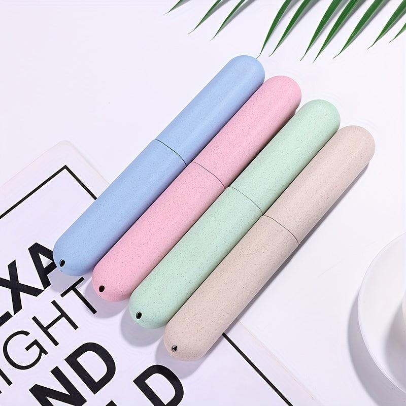 4pcs Portable Travel Toothbrush Storage Container Box