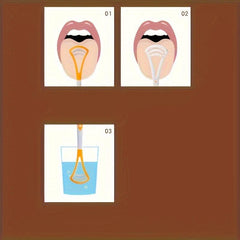 3pcs Tongue Scraper Reduce Bad Breath Oral Care Tools