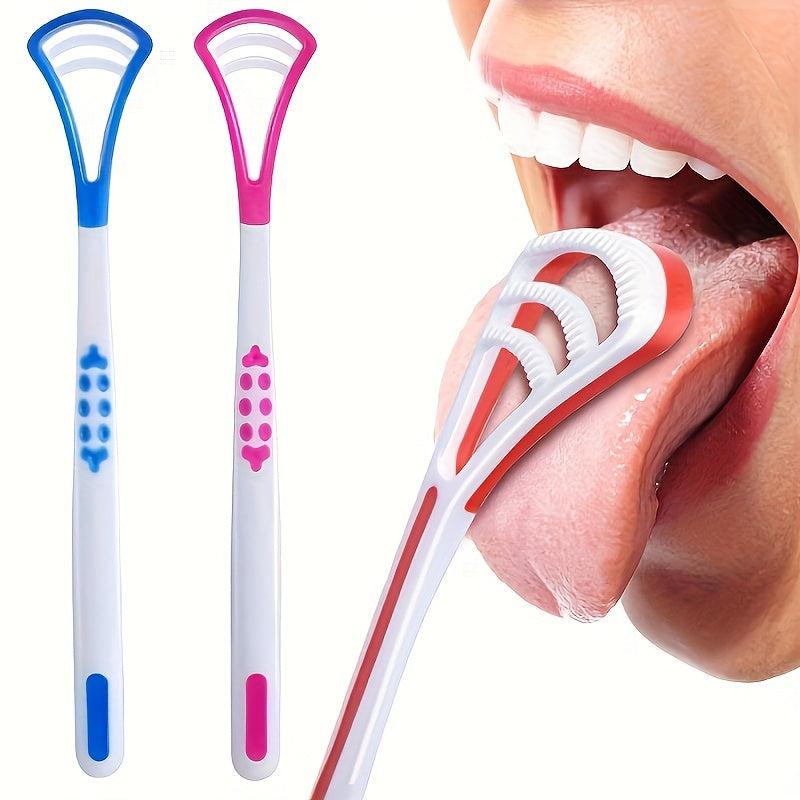 3pcs Tongue Scraper Reduce Bad Breath Oral Care Tools