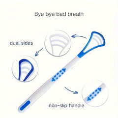 3pcs Tongue Scraper Reduce Bad Breath Oral Care Tools