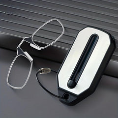 Legless Nose Clip Reading Glasses Portable Magnifier Diopter 1.0