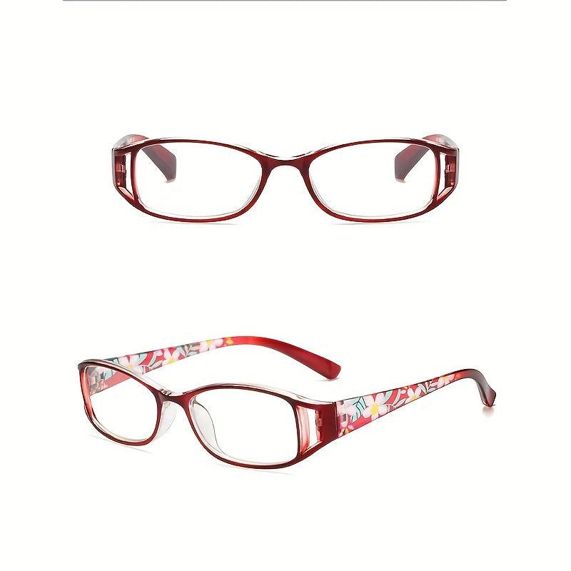 Stylish Retro Presbyopic Glasses with Light Blocking & Storage Bag