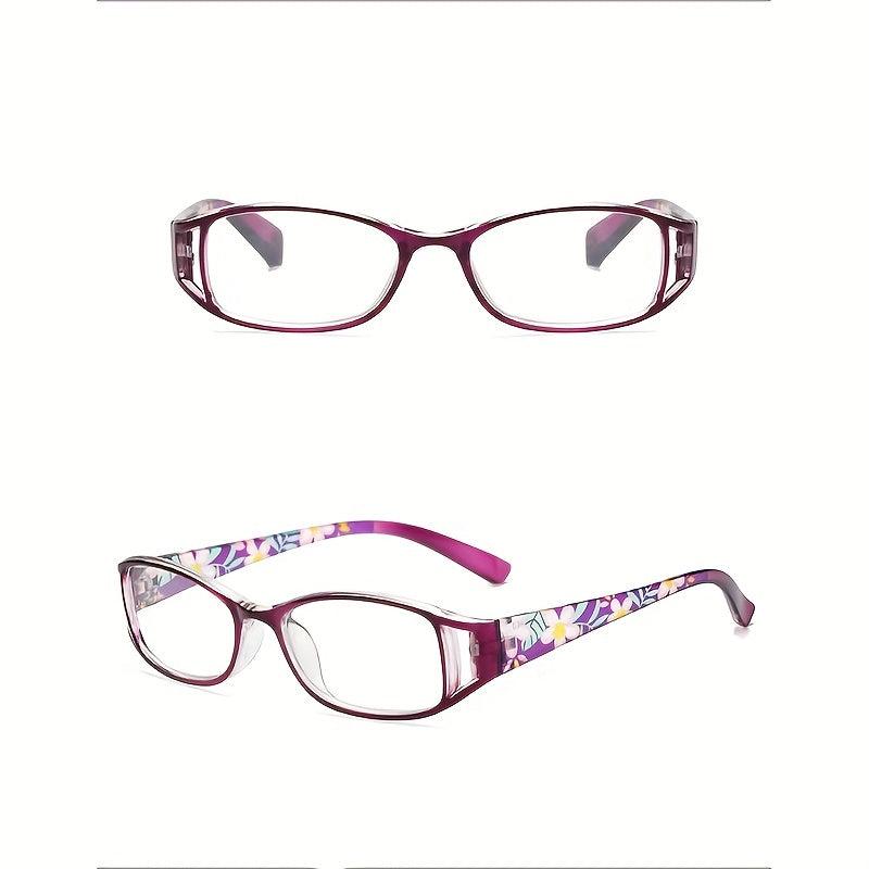 Stylish Retro Presbyopic Glasses with Light Blocking & Storage Bag