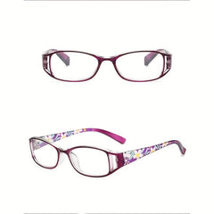 Stylish Retro Presbyopic Glasses with Light Blocking & Storage Bag