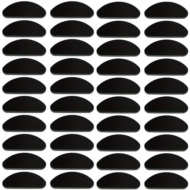 20 Pairs Clear Silicone Nose Pads for Glasses - Non-Slip Adhesive Lense