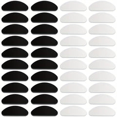 20 Pairs Clear Silicone Nose Pads for Glasses - Non-Slip Adhesive Lense