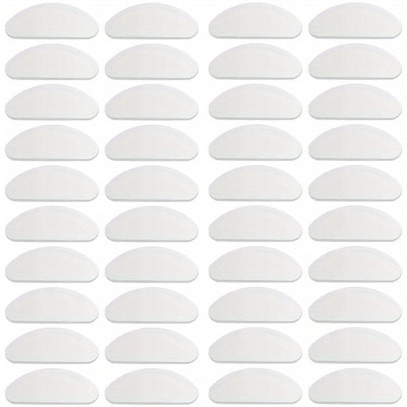 20 Pairs Clear Silicone Nose Pads for Glasses - Non-Slip Adhesive Lense