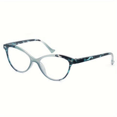 Women's Cat Eye Reading Glasses Spring Hinge Lightweight 0.5-4 Diopter