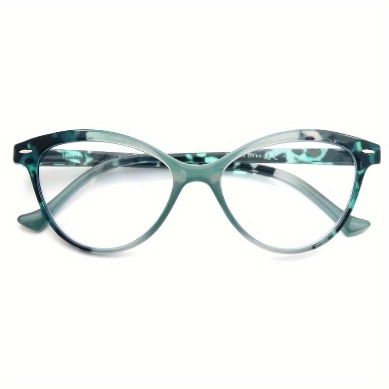 Women's Cat Eye Reading Glasses Spring Hinge Lightweight 0.5-4 Diopter