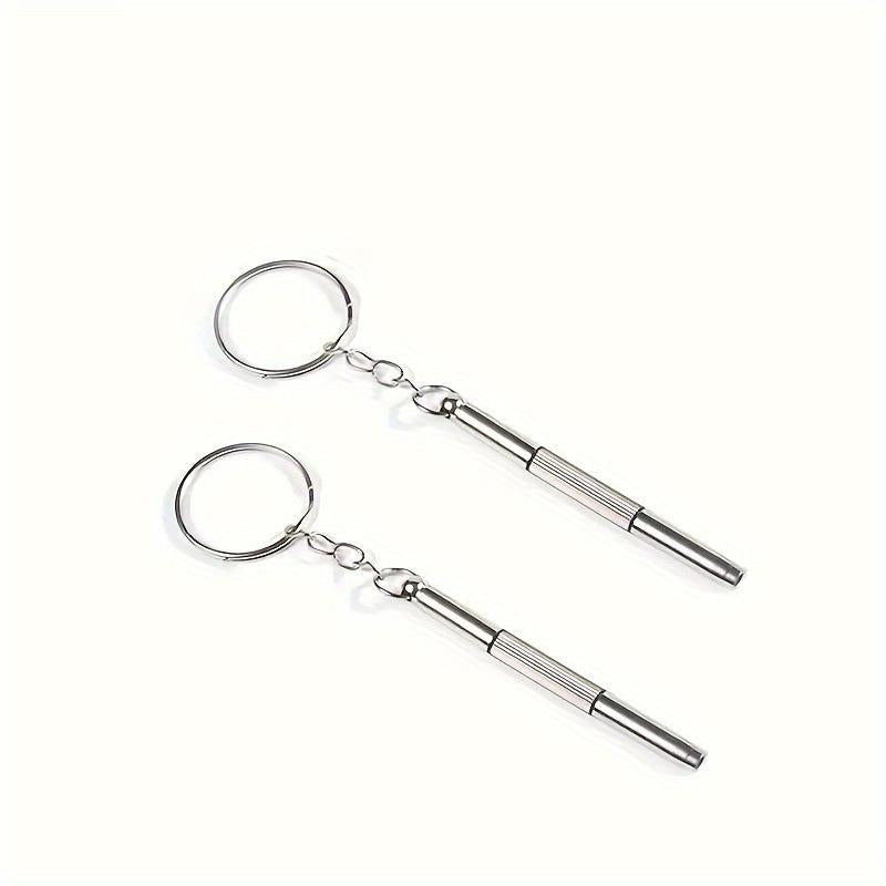 2pcs 3 in 1 Multifunctional Glasses Screwdriver Portable Repair Tool