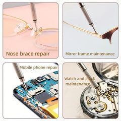 2pcs 3 in 1 Multifunctional Glasses Screwdriver Portable Repair Tool