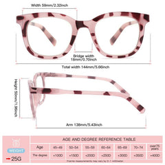 Light Blocking Square Computer Readers Reduce Glare