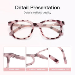 Light Blocking Square Computer Readers Reduce Glare