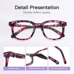 Light Blocking Square Computer Readers Reduce Glare & UV Rays