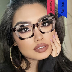 Oprah Style Reading Glasses Anti Blue Light Square Men
