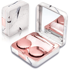 Lens Case Contacts Remover Kit with Mirror for Travel