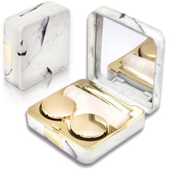 Lens Case Contacts Remover Kit with Mirror for Travel