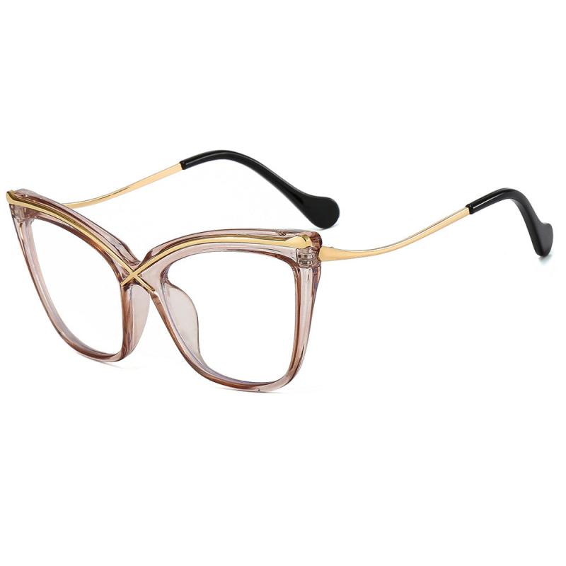 Women Oversized Square Light Blocking Glasses Relieve Eye Fatigue