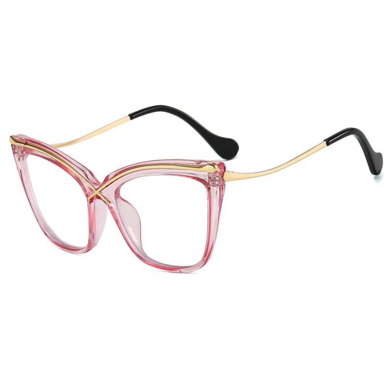 Women Oversized Square Light Blocking Glasses Relieve Eye Fatigue