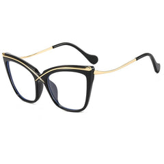 Women Oversized Square Light Blocking Glasses Relieve Eye Fatigue