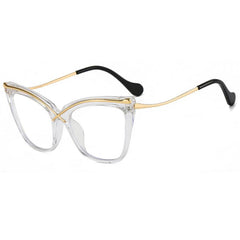 Women Oversized Square Light Blocking Glasses Relieve Eye Fatigue