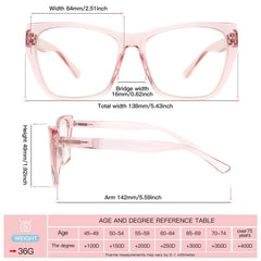 Women's Butterfly Frame Computer Readers Light Blocking Glasses
