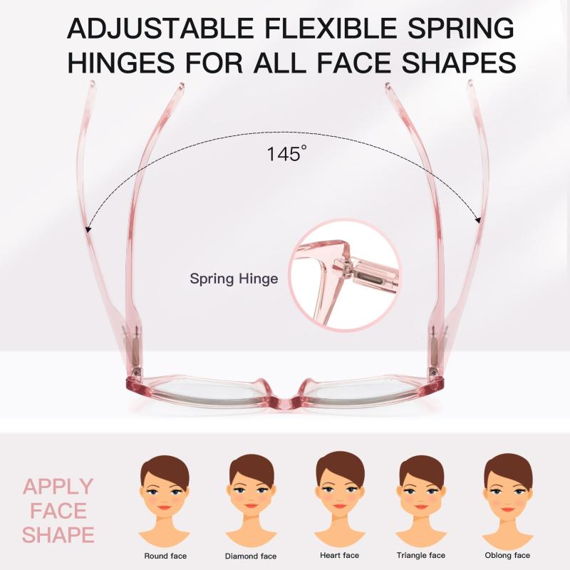 Women's Butterfly Frame Computer Readers Light Blocking Glasses
