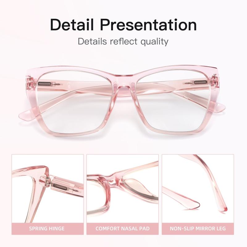 Women's Butterfly Frame Computer Readers Light Blocking Glasses