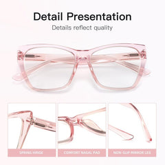Women's Butterfly Frame Computer Readers Light Blocking Glasses