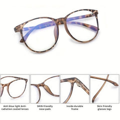 Oversized Light Blocking Glasses Lightweight Frame Anti Glare