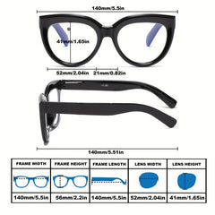 Light Blocking Reading Glasses for Women with Longer Nears