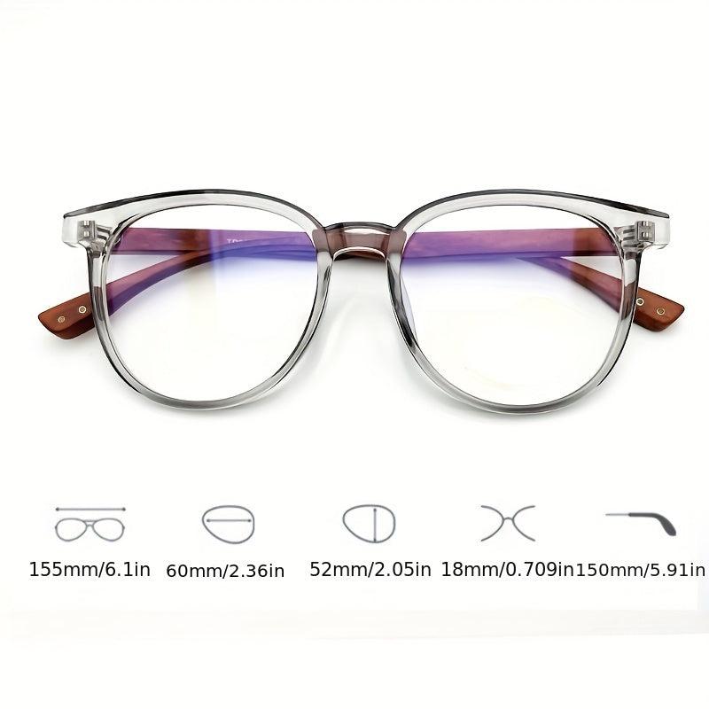 Retro Round Frame Women's Anti Light Glasses
