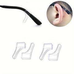 Eyeglass Ear Clips Silicone Ear Grips Anti Slip Hooks for Glasses S