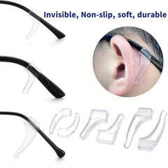 Eyeglass Ear Clips Silicone Ear Grips Anti Slip Hooks for Glasses S