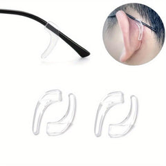 Eyeglass Ear Clips Silicone Ear Grips Anti Slip Hooks for Glasses S