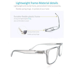 Large Oversized Square Readers Light Blocking Glasses for Men Women