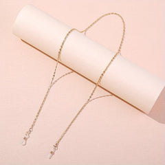 2pcs Fine Eyeglasses Chain Vintage Alloy Necklace