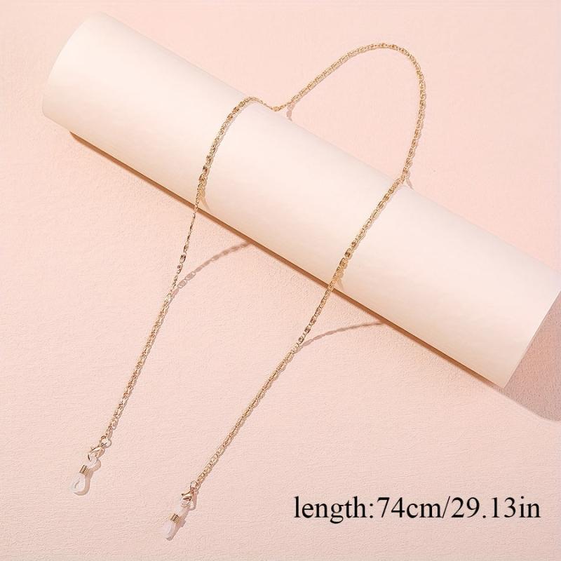 2pcs Fine Eyeglasses Chain Vintage Alloy Necklace
