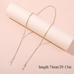 2pcs Fine Eyeglasses Chain Vintage Alloy Necklace